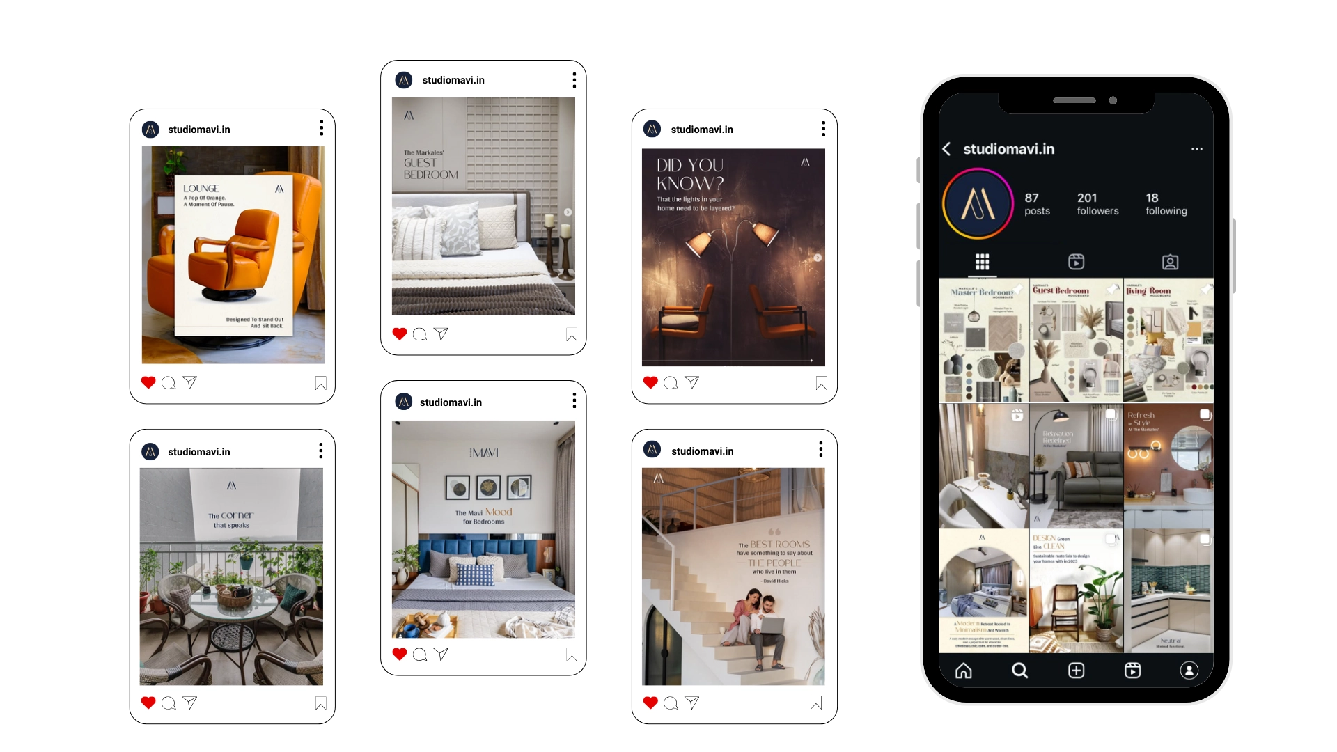 Studio Mavi Social Media